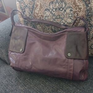 Kenneth Cole Deep Purple Shoulder Bag